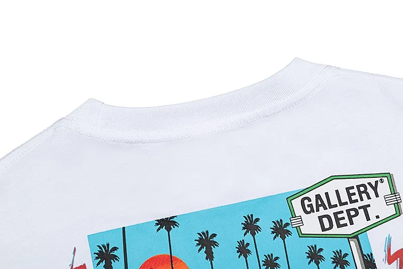 GALLERY. DEPT new short-sleeved T-shirt Style number: D2296P110 Color: Black White Size: S M L XL
